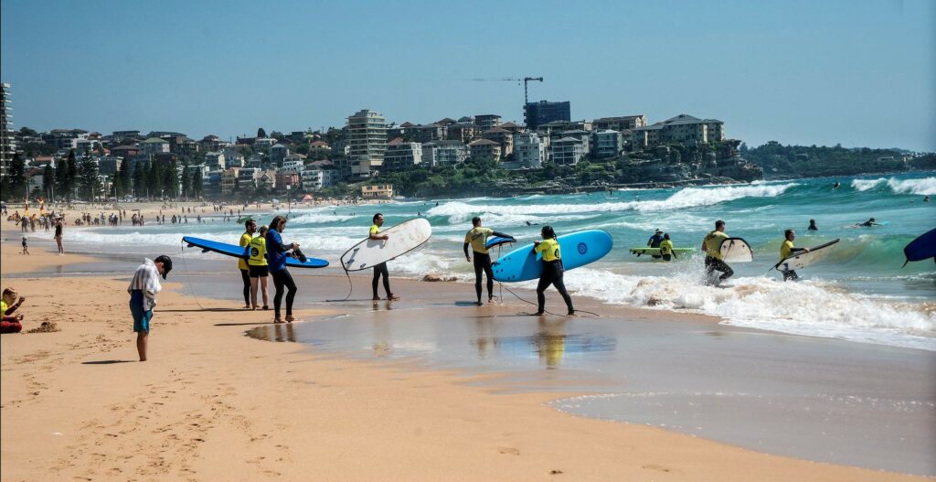 manly beach water activities